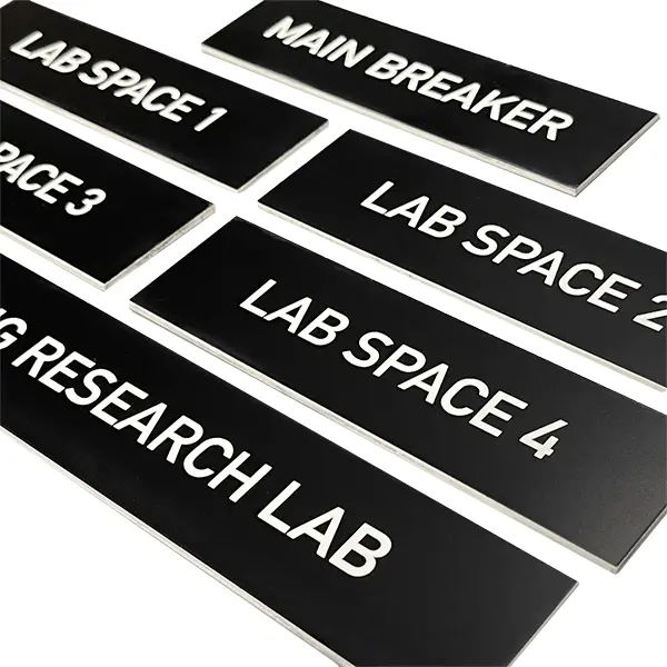 Engraved Labels for Electrical Panels